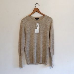 Gold J. Crew sweater